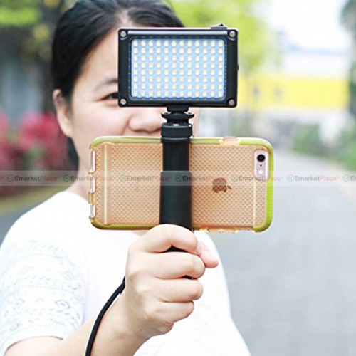 LED Video Lighting พร้อมฟิลเตอร์สำหรับกล้อง DSLR & Smartphone (112 ดวง)